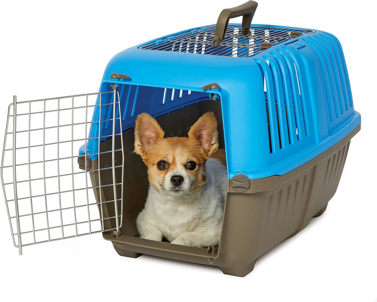 Spree by Midwest 24-Inch Travel Carrier, Blue, Fits Pets up to 25 lbs
