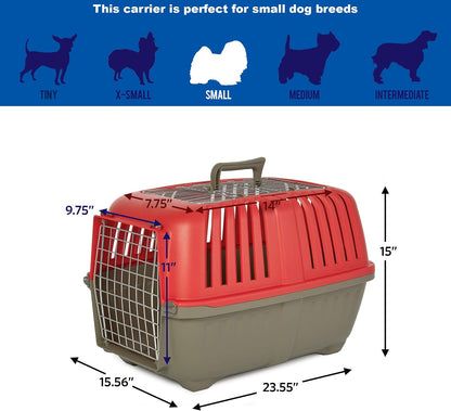 Spree by Midwest 24-Inch Travel Carrier, Blue, Fits Pets up to 25 lbs