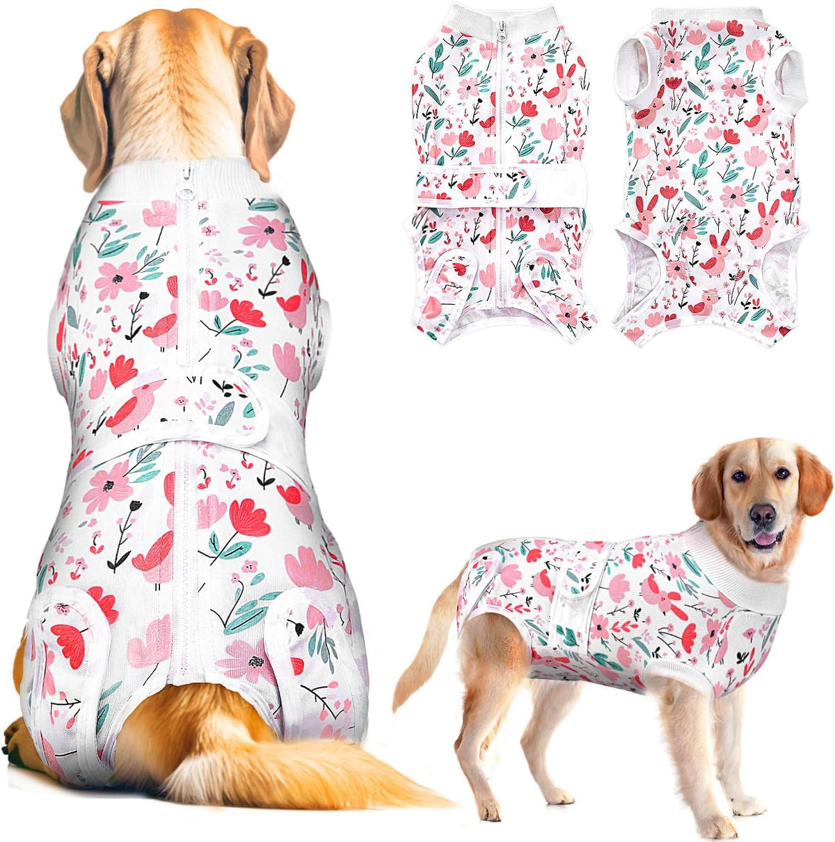 Recovery Suit for Dogs, Female Male Spay Neuter Post Surgery Suit