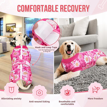 Recovery Suit for Dogs, Female Male Spay Neuter Post Surgery Suit