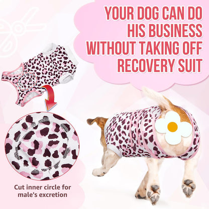 Recovery Suit for Dogs, Female Male Spay Neuter Post Surgery Suit