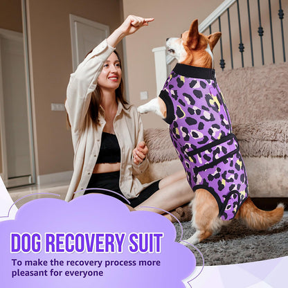 Recovery Suit for Dogs, Female Male Spay Neuter Post Surgery Suit