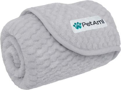 Waterproof Dog Blanket, Leakproof Pet Throw, Twin 60x80 Taupe Beige