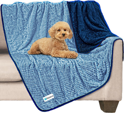 Waterproof Dog Blanket, Leakproof Pet Throw, Twin 60x80 Taupe Beige