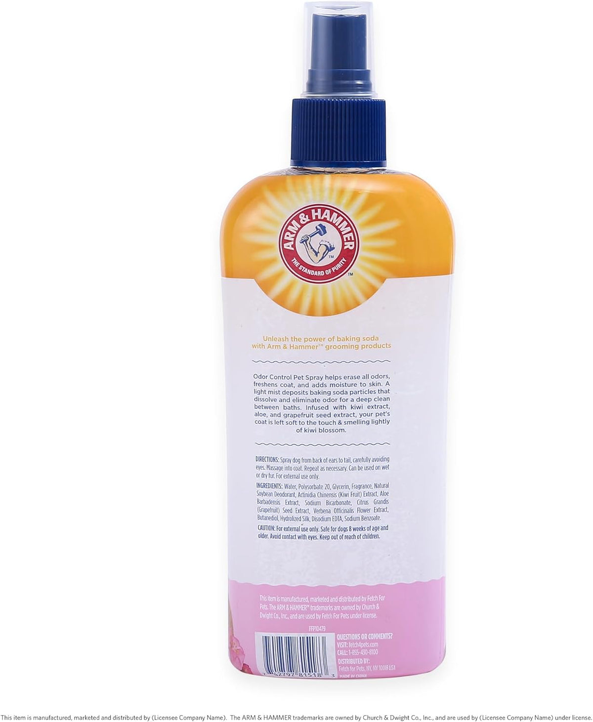 Super Deodorizing Dog Spray, Kiwi Blossom, 8 Fl Oz