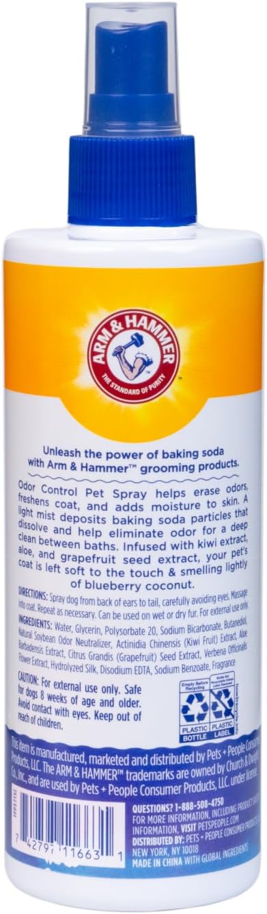 Super Deodorizing Dog Spray, Kiwi Blossom, 8 Fl Oz