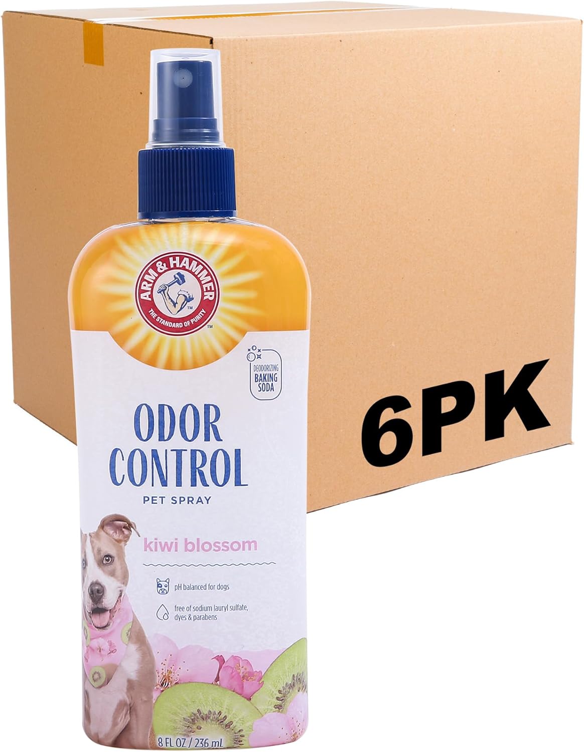 Super Deodorizing Dog Spray, Kiwi Blossom, 8 Fl Oz