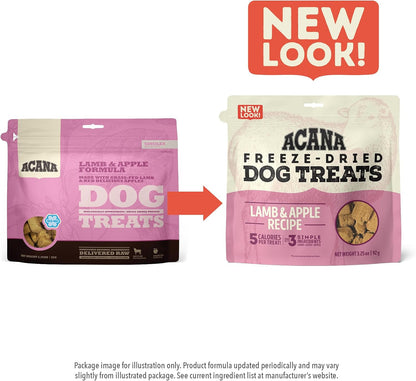Freeze Dried Dog Treats Limited Ingredient Lamb & Apple 1.25oz Bag