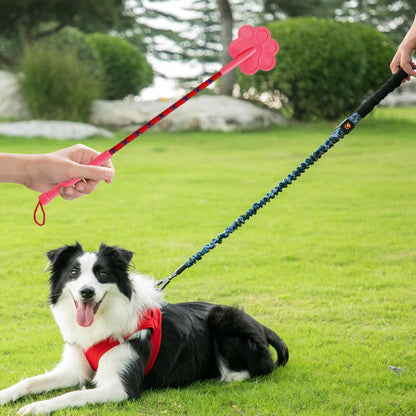 2Pcs Dog Training Stick, 16.5 Inch Rubber Dog Training Tools with Non-Slip Handle