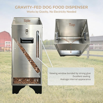 Automatic Dog Feeder Large Breed 25 Lbs,Elevated Dog Food Dispenser