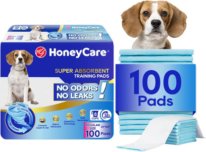 All-Absorb, X-Large 28" x 34", 40 Count, Dog and Puppy Training Pads, Ultra Absorbent and Odor Eliminating, Leak-Proof 5-Layer Potty Training Pads with Quick-Dry Surface, Blue