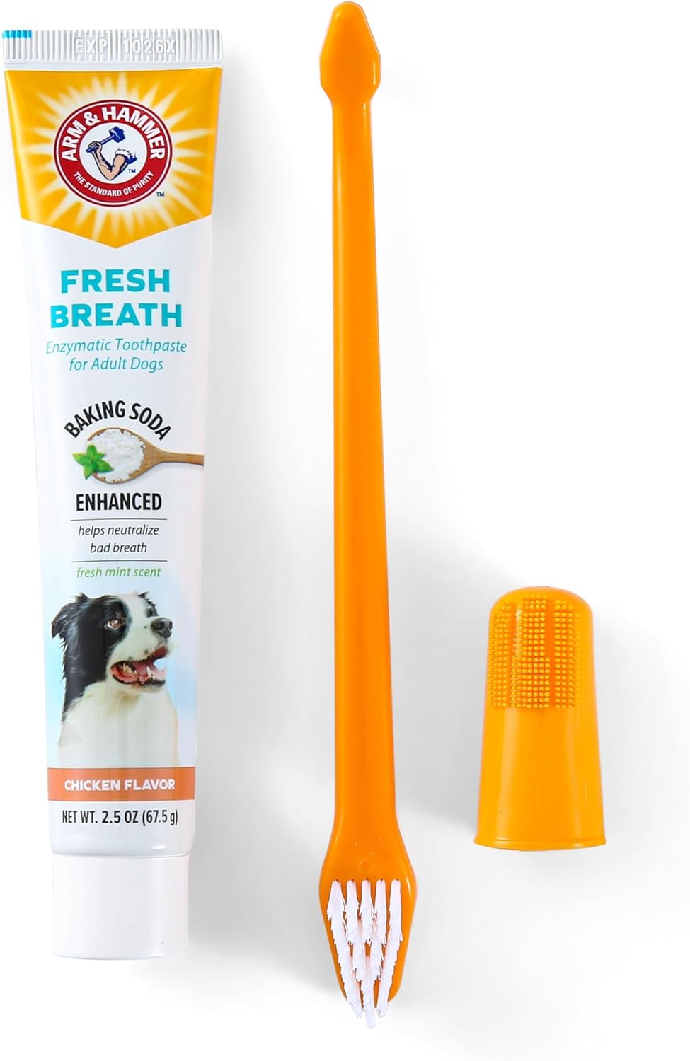 Fresh Breath Dog Dental Kit, Vanilla Ginger, 2.5 Oz, 3 Piece