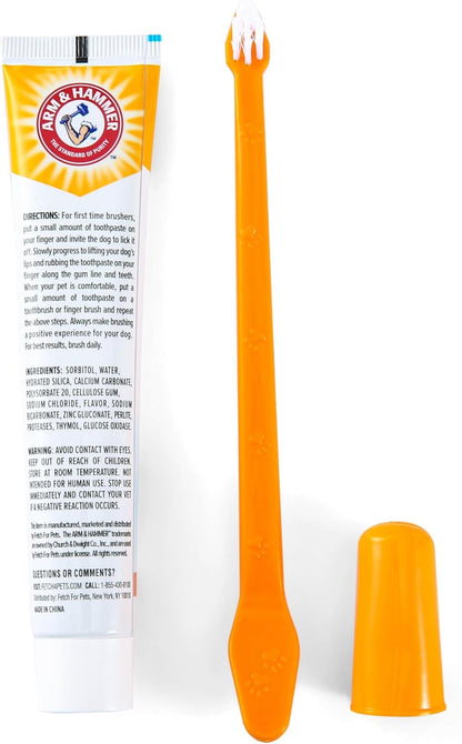 Fresh Breath Dog Dental Kit, Vanilla Ginger, 2.5 Oz, 3 Piece