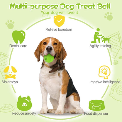Dog Puzzle Toy 2 Pack, Interactive Dog Toys for Treat Dispensing