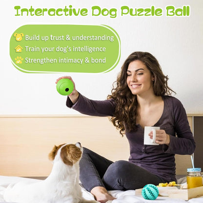 Dog Puzzle Toy 2 Pack, Interactive Dog Toys for Treat Dispensing