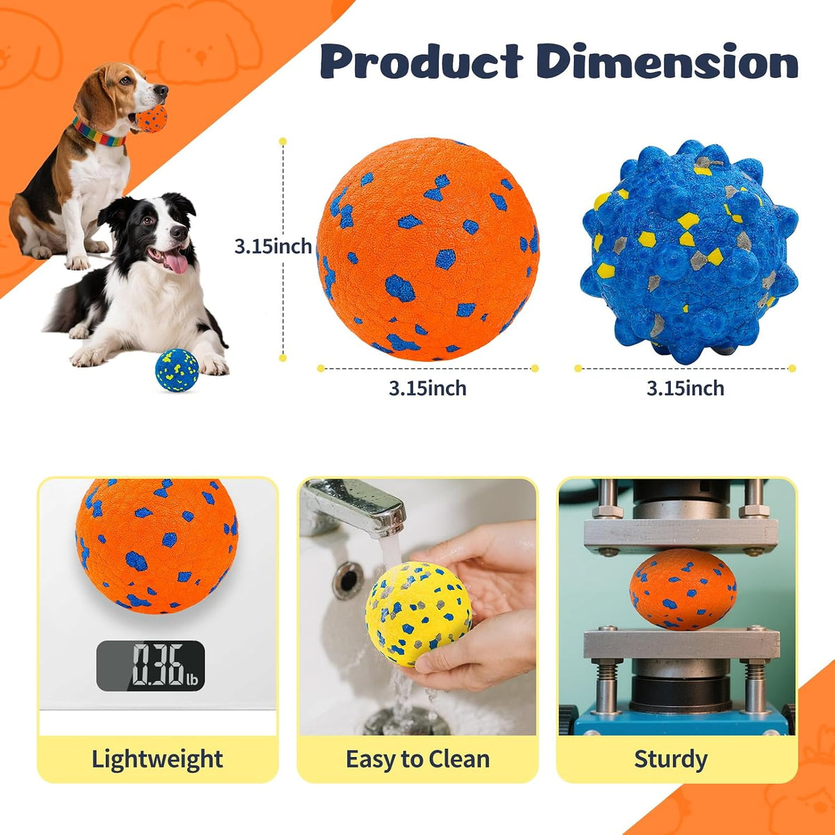 Dog Puzzle Toy 2 Pack, Interactive Dog Toys for Treat Dispensing