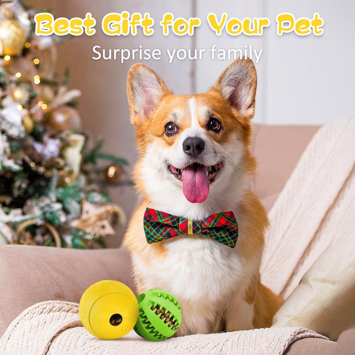Dog Puzzle Toy 2 Pack, Interactive Dog Toys for Treat Dispensing