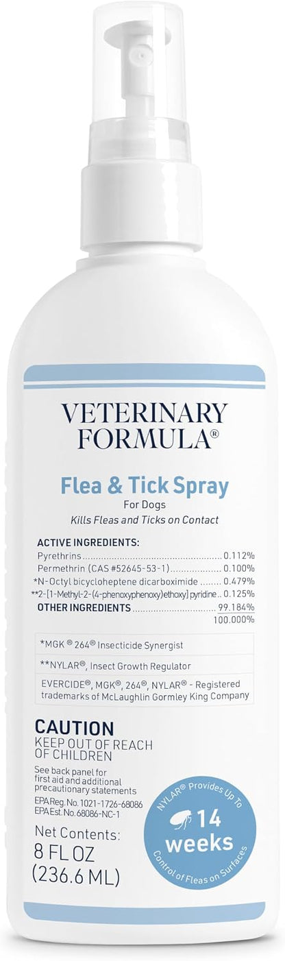 Flea and Tick Shampoo for Dogs and Cats, 16 oz