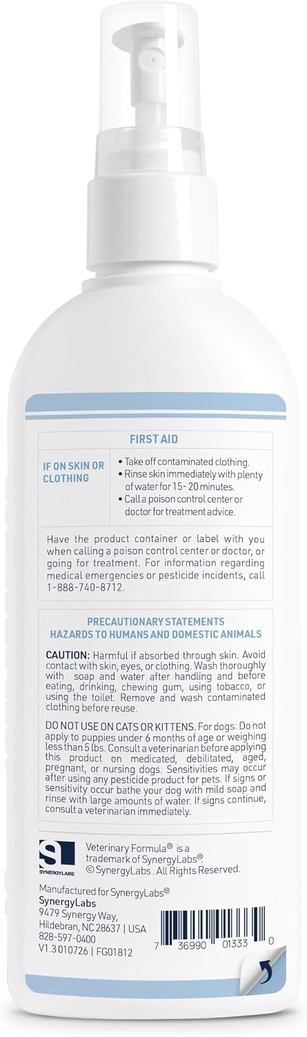 Flea and Tick Shampoo for Dogs and Cats, 16 oz