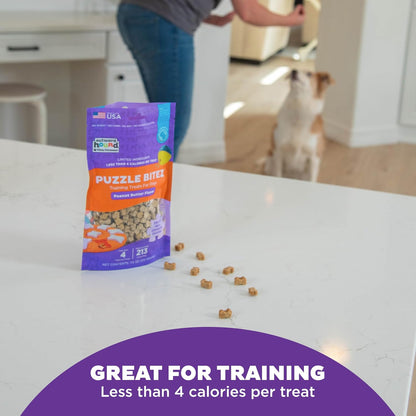 Nina Ottosson Puzzle Bitez Dog Treats, Peanut Butter, 7.5 oz