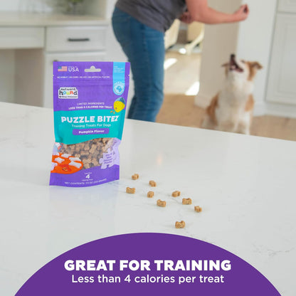 Nina Ottosson Puzzle Bitez Dog Treats, Peanut Butter, 7.5 oz