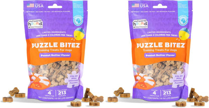 Nina Ottosson Puzzle Bitez Dog Treats, Peanut Butter, 7.5 oz
