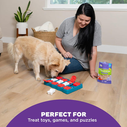 Nina Ottosson Puzzle Bitez Dog Treats, Peanut Butter, 7.5 oz