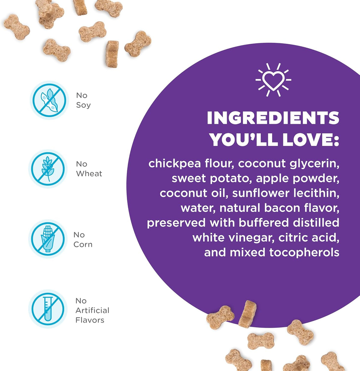Nina Ottosson Puzzle Bitez Dog Treats, Peanut Butter, 7.5 oz