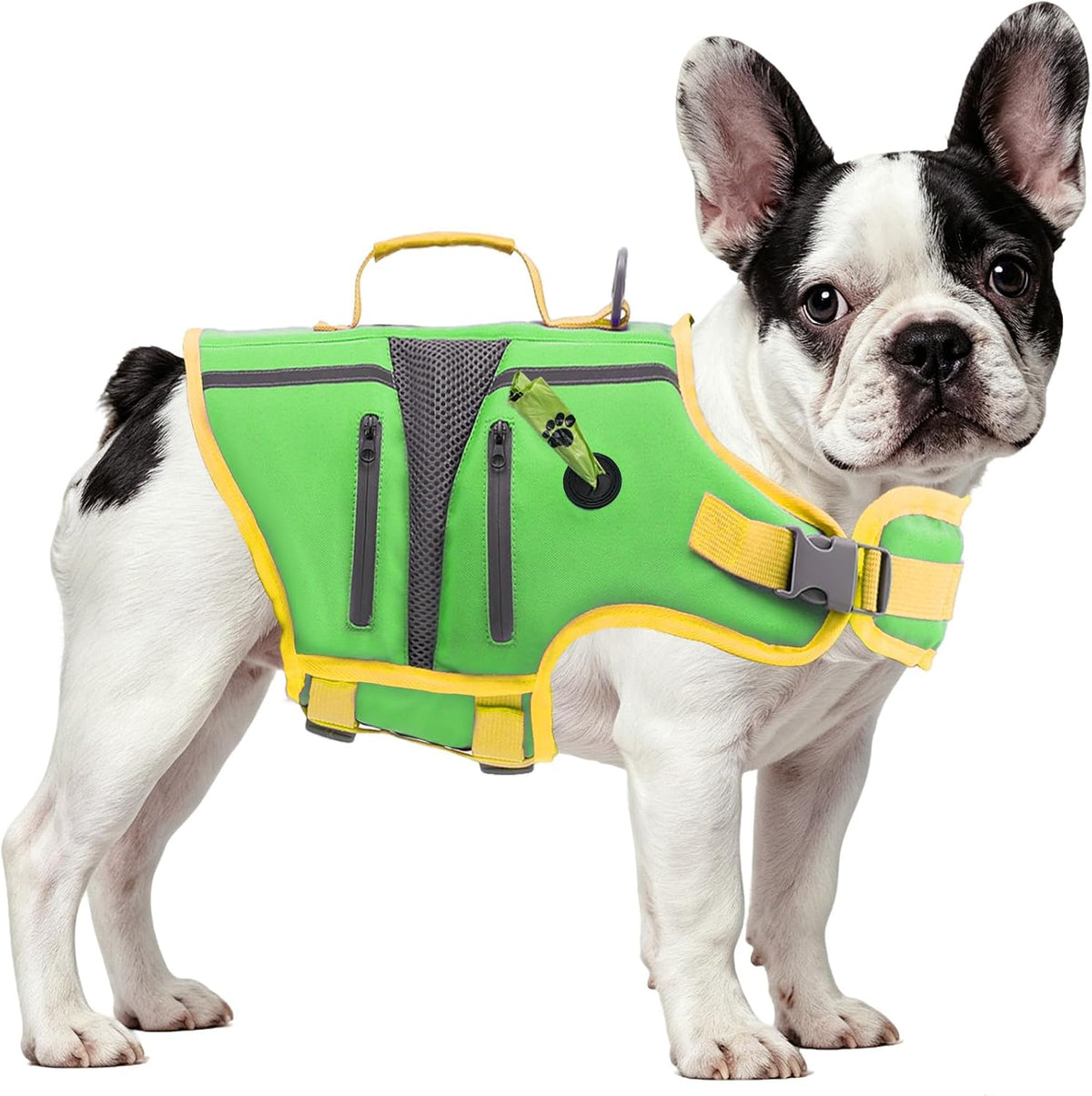 Dog Life Vest for Swimming, Dog Life Jacket with 2 Rescue Handles