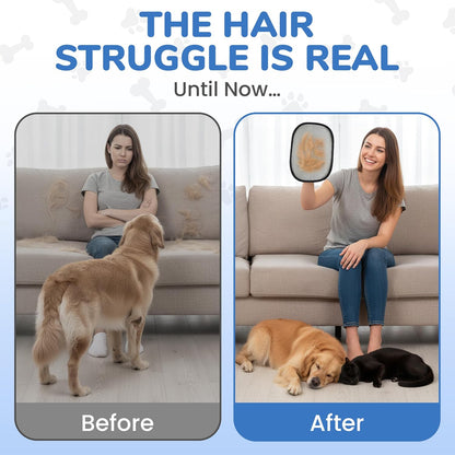 KEYVOZ Pet Hair Removal Glove for Cats and Dogs, Electrostatic Magic Brush Pet Hair Remover for Dog Couch, Available in Blue, Purple, Pink, Brown- Perfect for Pet Owners (Pink)