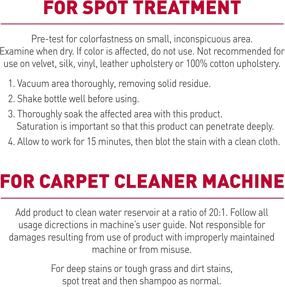 Carpet Shampoo Pet Stain & Odor Remover, 64 oz