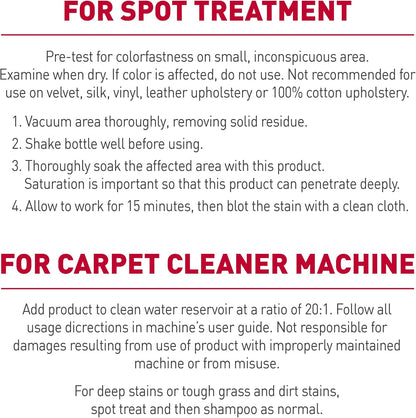Carpet Shampoo Pet Stain & Odor Remover, 64 oz