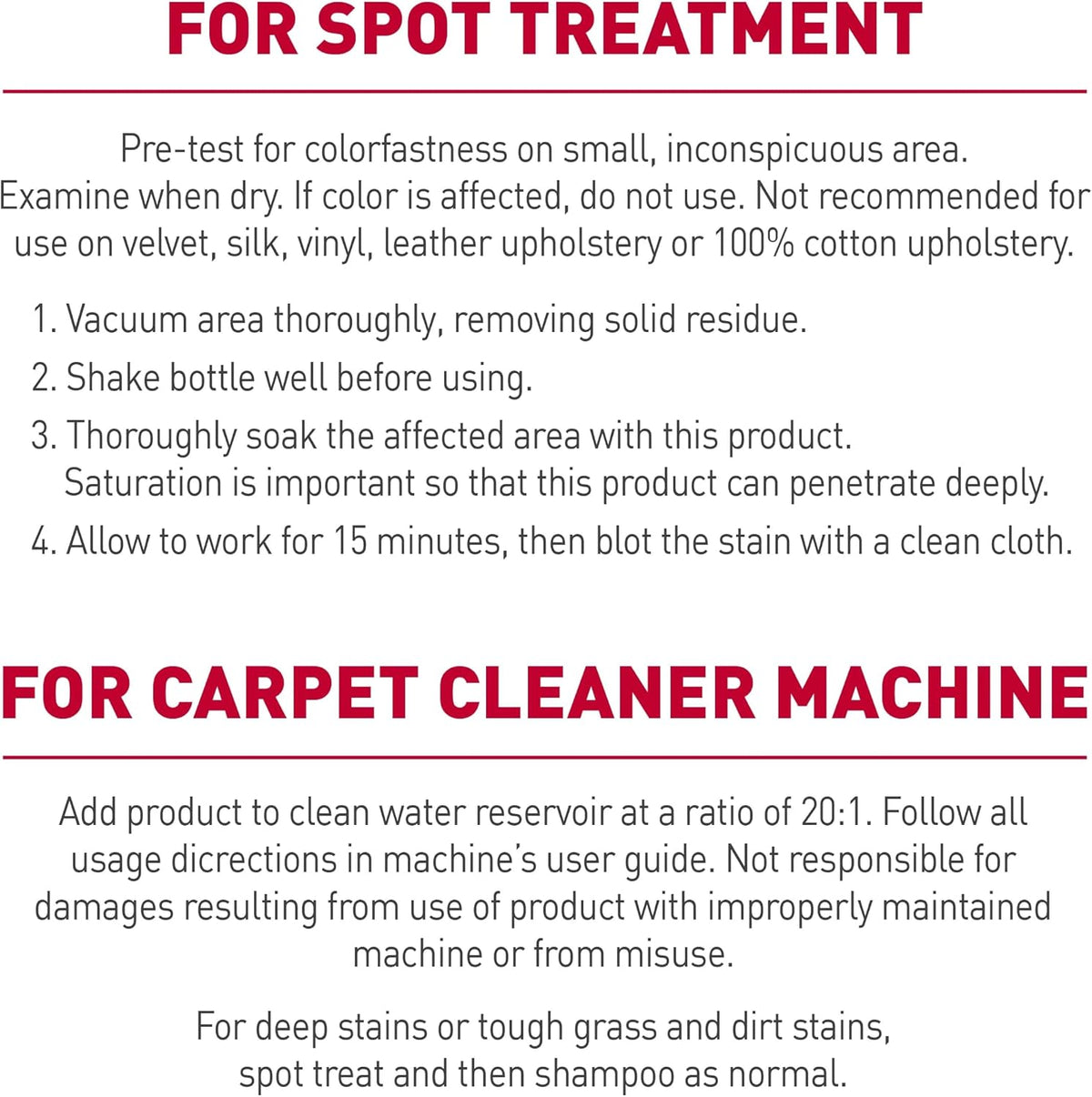 Carpet Shampoo Pet Stain & Odor Remover, 64 oz