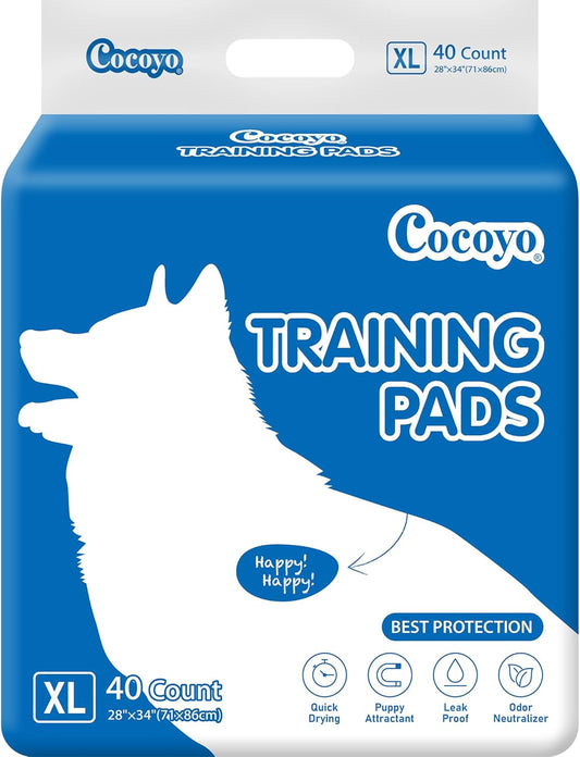 Best Value Training Pads, 40Count, 28" by 34"