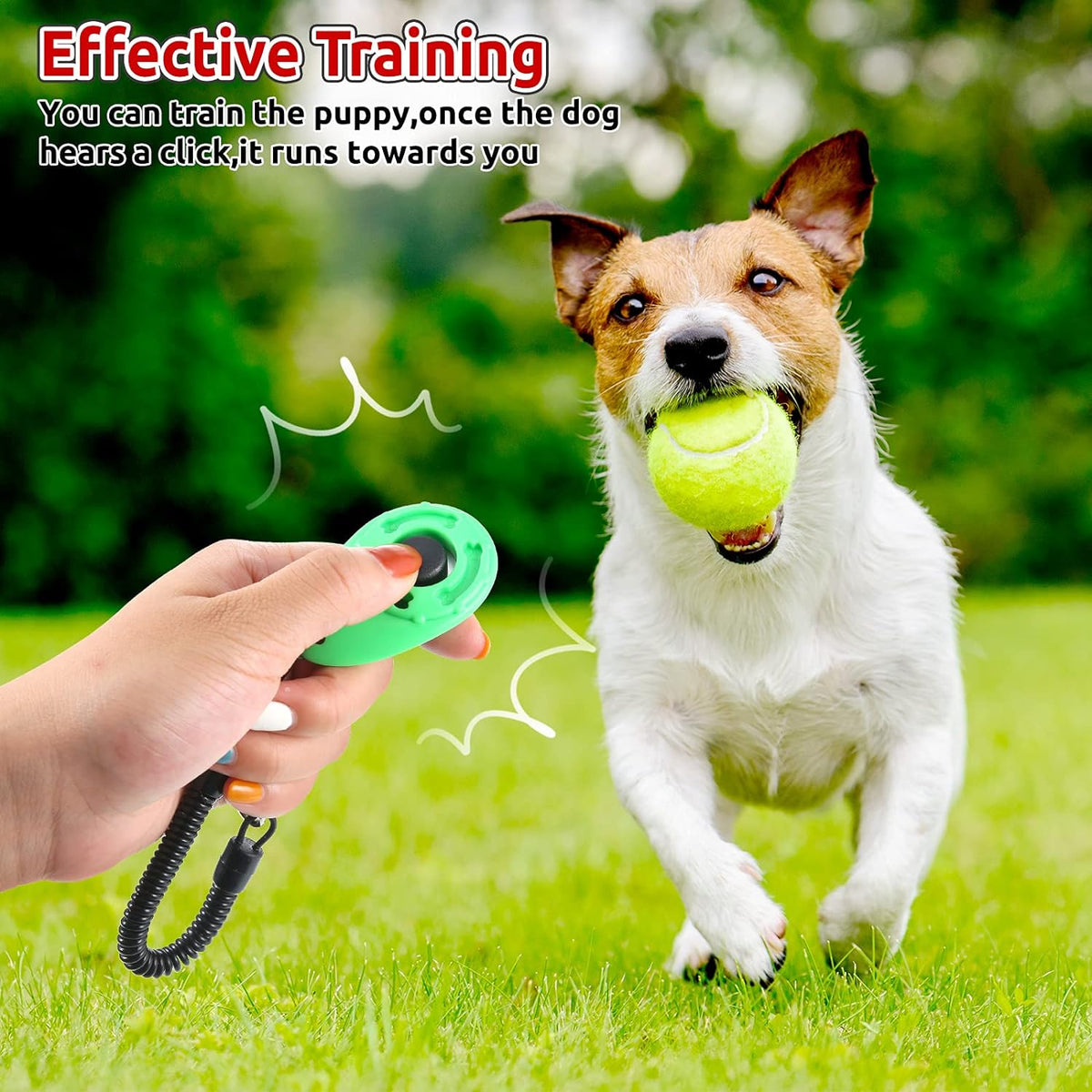 18 Pcs Dog Training Clicker with Wrist Strap for Pets, Multicolor