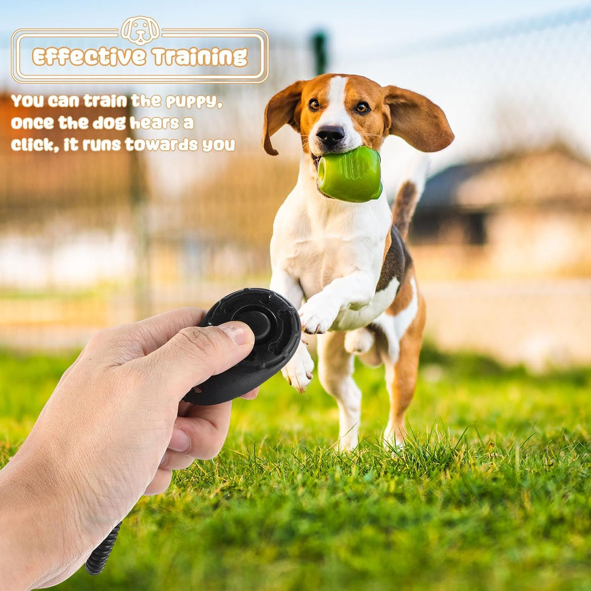 18 Pcs Dog Training Clicker with Wrist Strap for Pets, Multicolor
