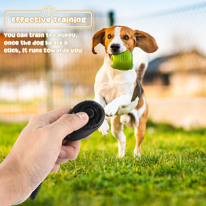 18 Pcs Dog Training Clicker with Wrist Strap for Pets, Multicolor