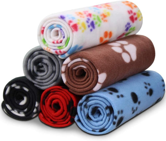 Dog Blankets, Fleece Pet Blankets, 24x28 Inches