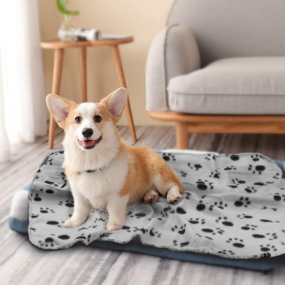 Dog Blankets, Fleece Pet Blankets, 24x28 Inches