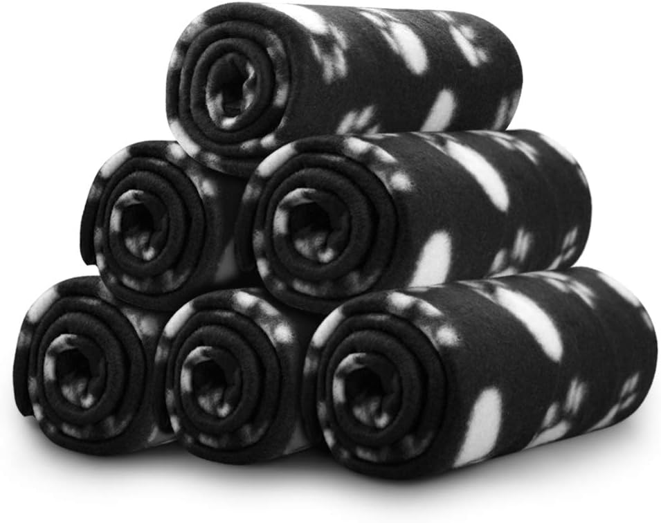 Dog Blankets, Fleece Pet Blankets, 24x28 Inches