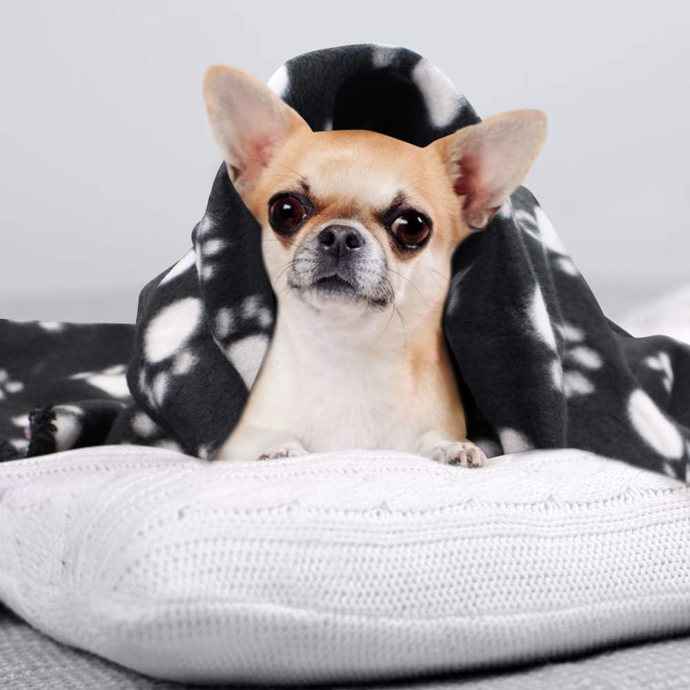 Dog Blankets, Fleece Pet Blankets, 24x28 Inches
