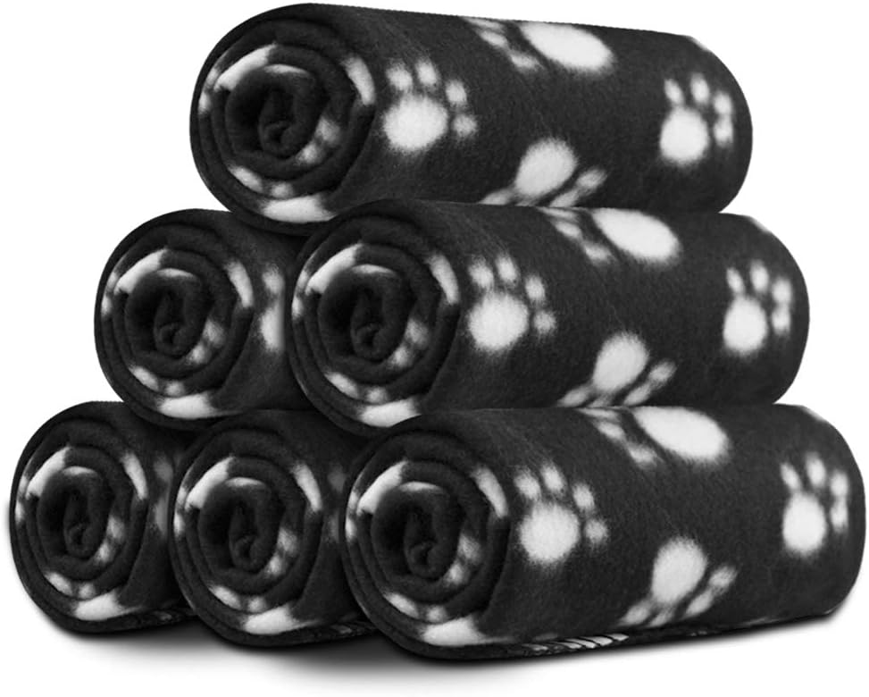Dog Blankets, Fleece Pet Blankets, 24x28 Inches