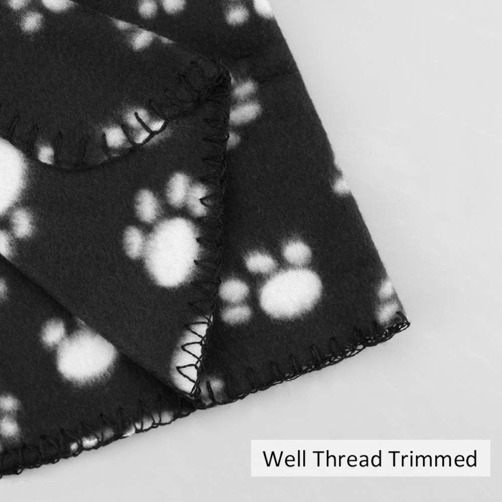 Dog Blankets, Fleece Pet Blankets, 24x28 Inches