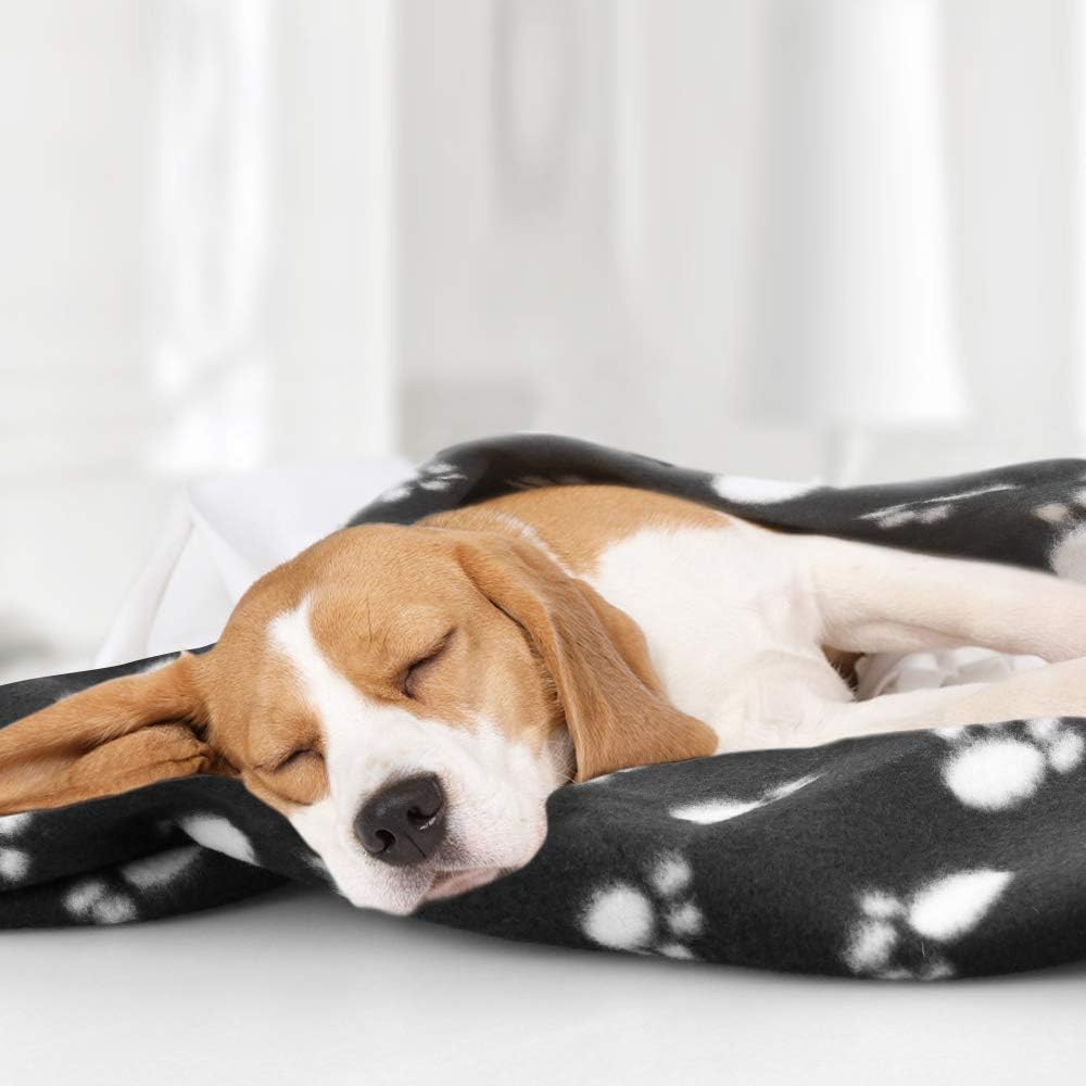 Dog Blankets, Fleece Pet Blankets, 24x28 Inches