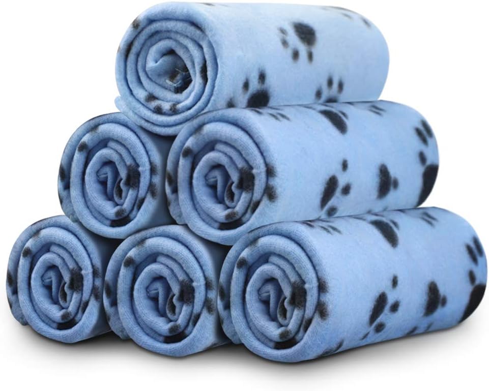 Dog Blankets, Fleece Pet Blankets, 24x28 Inches