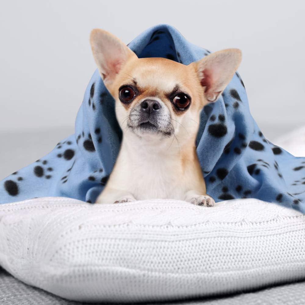 Dog Blankets, Fleece Pet Blankets, 24x28 Inches