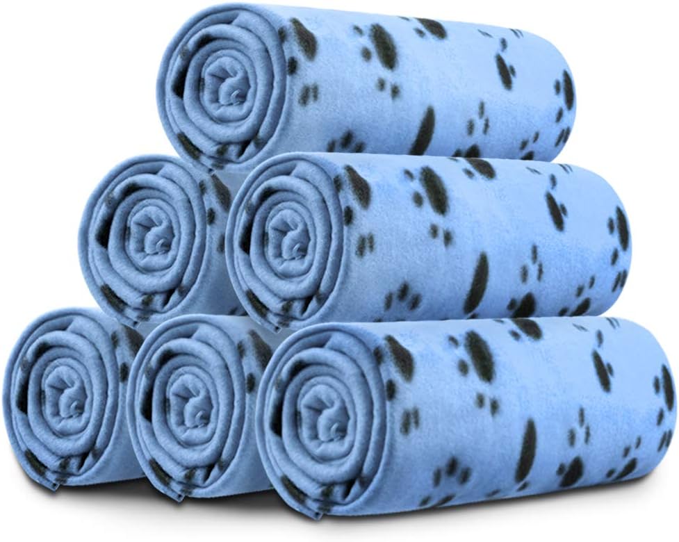 Dog Blankets, Fleece Pet Blankets, 24x28 Inches