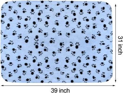 Dog Blankets, Fleece Pet Blankets, 24x28 Inches