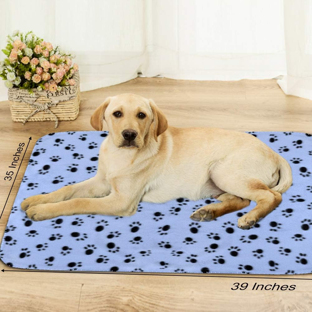 Dog Blankets, Fleece Pet Blankets, 24x28 Inches