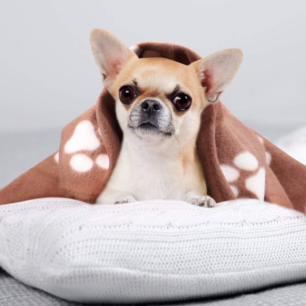 Dog Blankets, Fleece Pet Blankets, 24x28 Inches